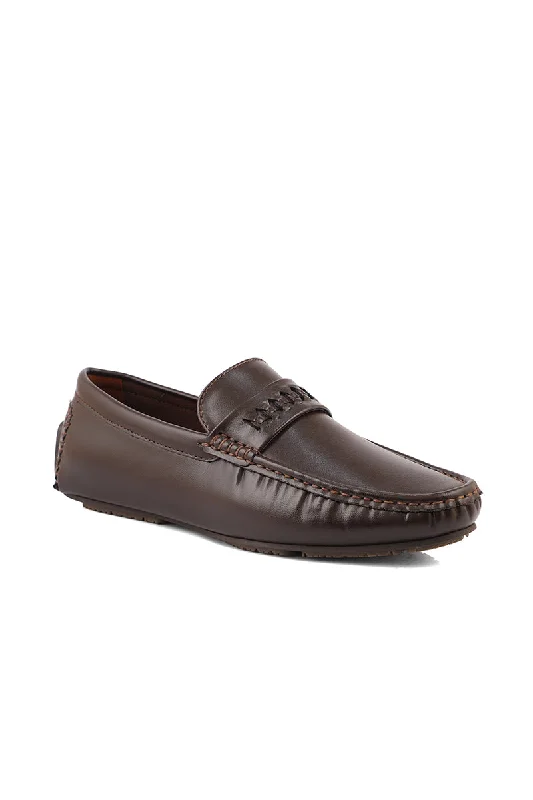 Men Casual Driving Mocs M26074-Coffee