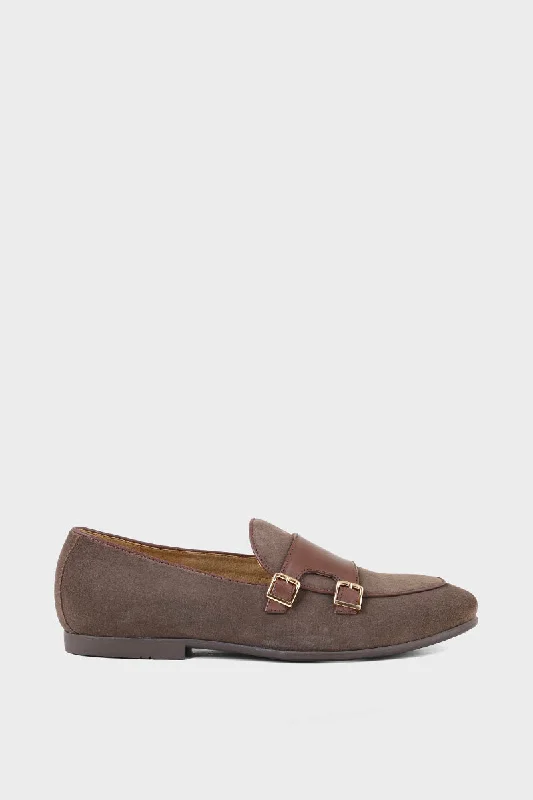 Men Formal Loafers M22084-BROWN