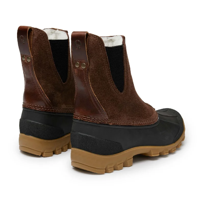 Men’s Barn Boot: Chocolate Suede