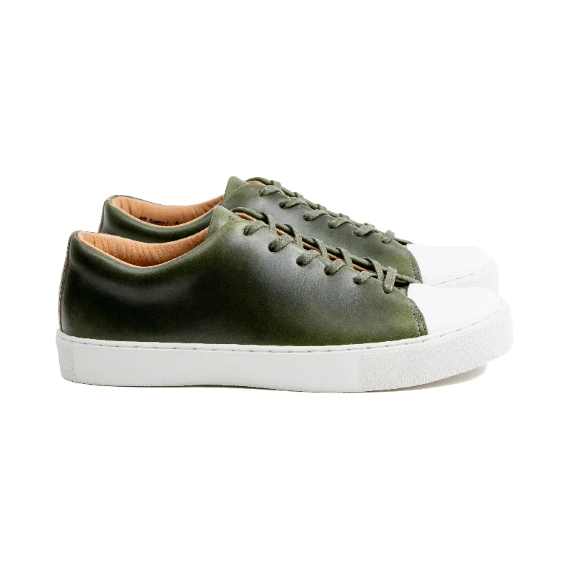 Abington Toe Cap - Horween Forest Green Chromexcel