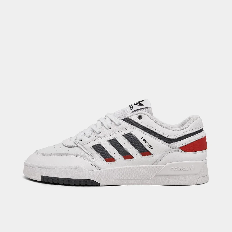 adidas Dropstep White / Blue - Red