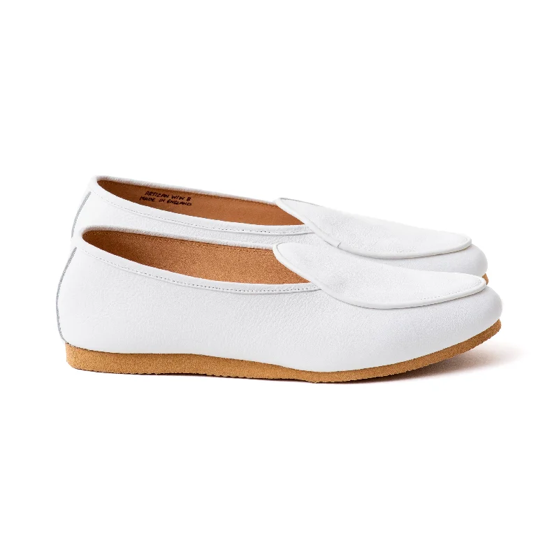 Artizan Belgian Slipper - White Calf