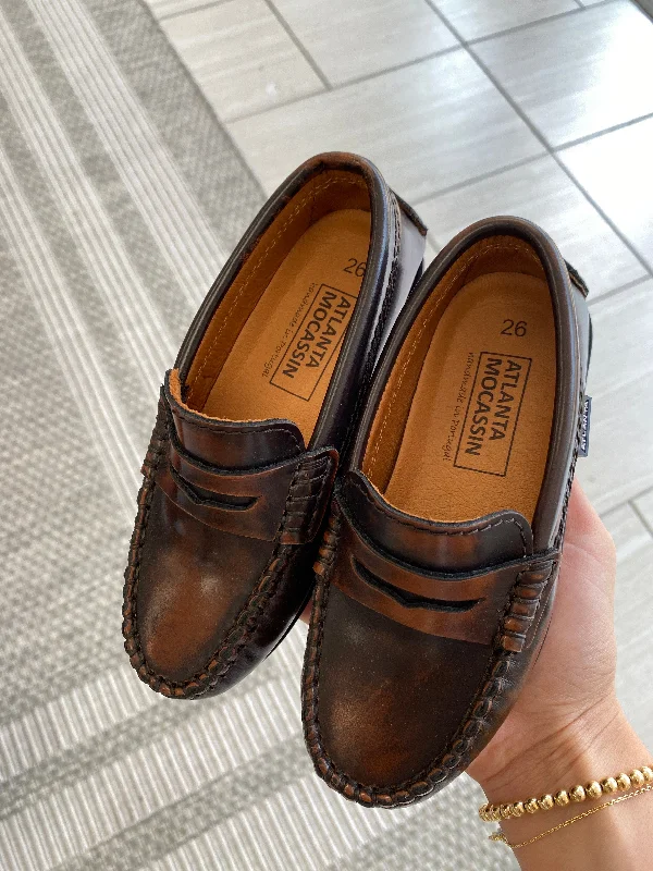 Atlanta Mocassin Brown Brushed Penny loafer