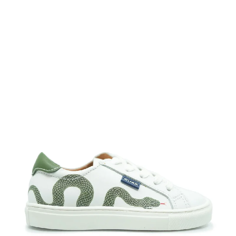 Atlanta Mocassin Snake Print Sneaker