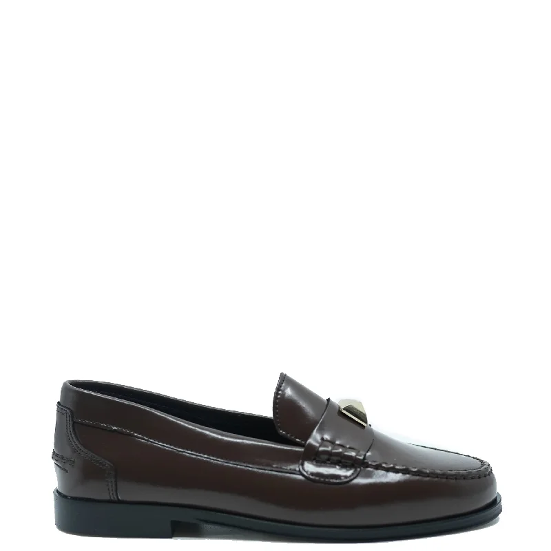 Blublonc Roman Stud Almond Toe Loafer