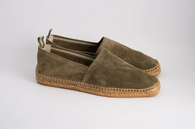 Castañer Pablo Espadrilles Olive Suede