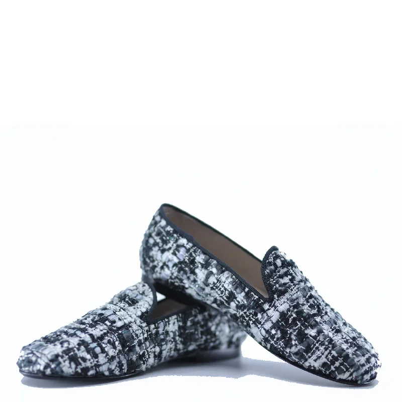 Hoo Tweed Smoking Loafer