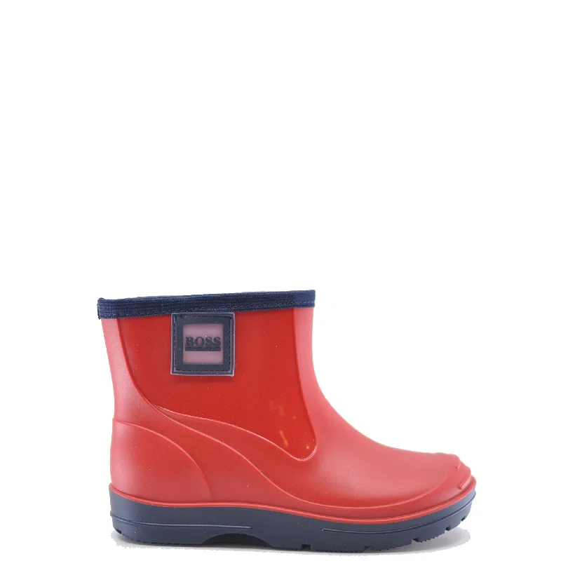 Hugo Boss Red Rainboot