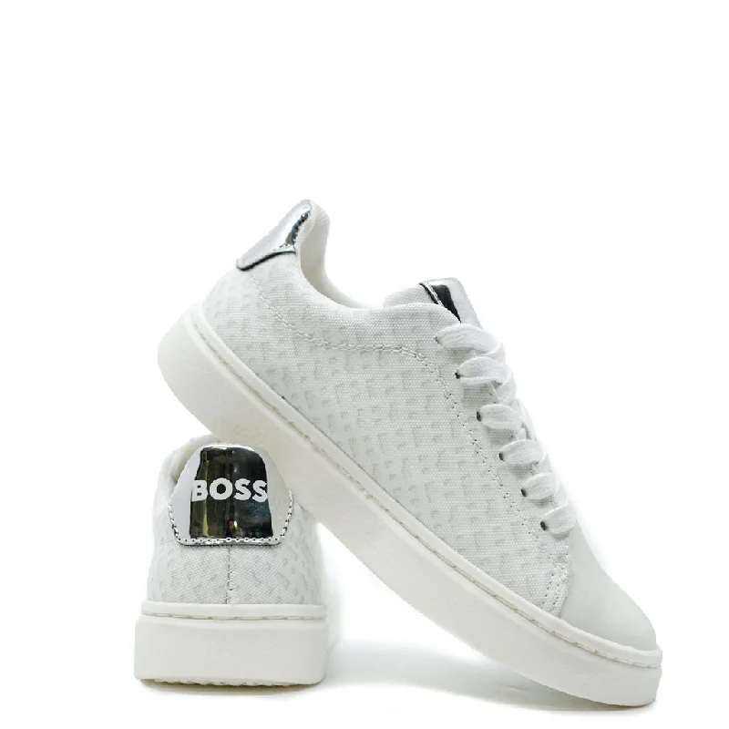 Hugo Boss White Branded Sneaker