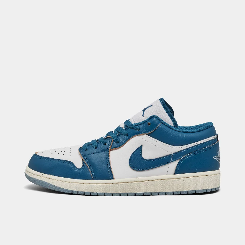 Jordan 1 Low SE White / Industrial Blue - Blue Grey