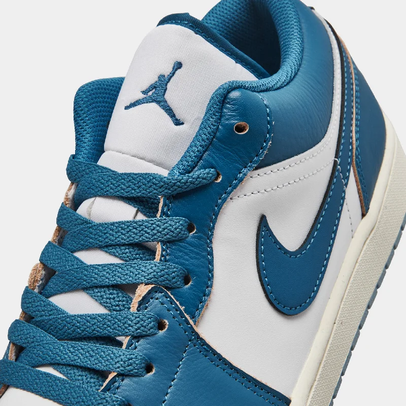 Jordan 1 Low SE White / Industrial Blue - Blue Grey