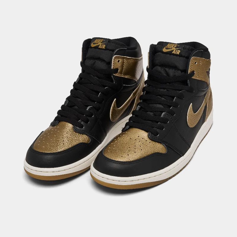 Jordan 1 Retro High OG Black / Metallic Gold - Sail