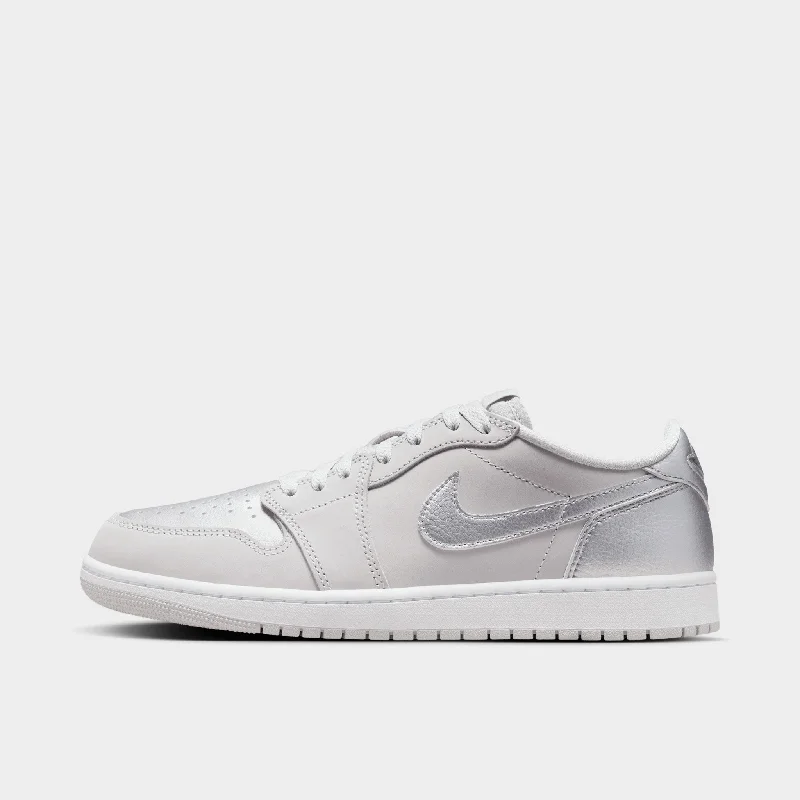 Jordan 1 Retro Low OG Neutral Grey / Metallic Silver - White