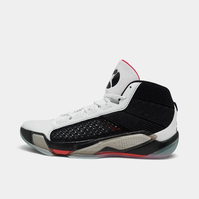 Jordan 37 White / Black - Siren Red