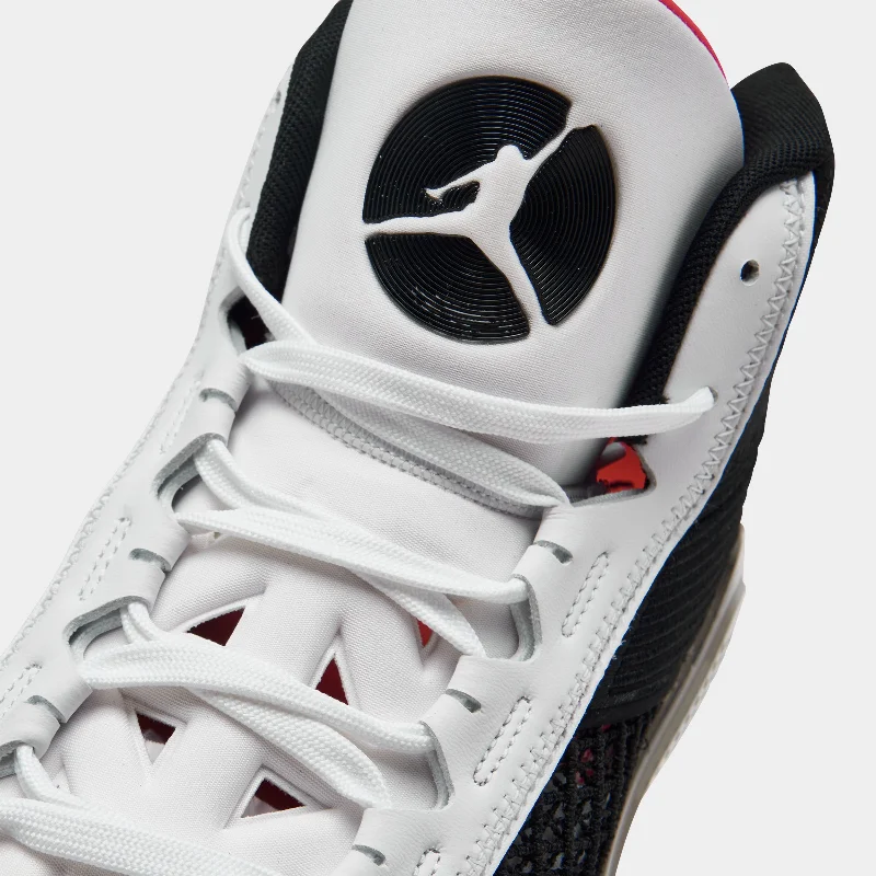 Jordan 37 White / Black - Siren Red