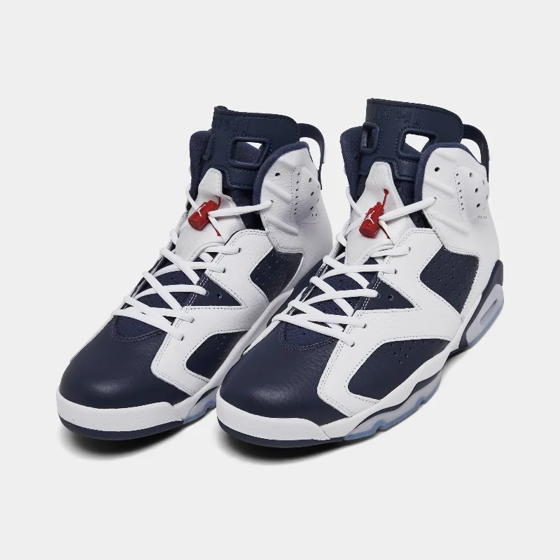 Jordan 6 Retro White / Varsity Red - Midnight Navy