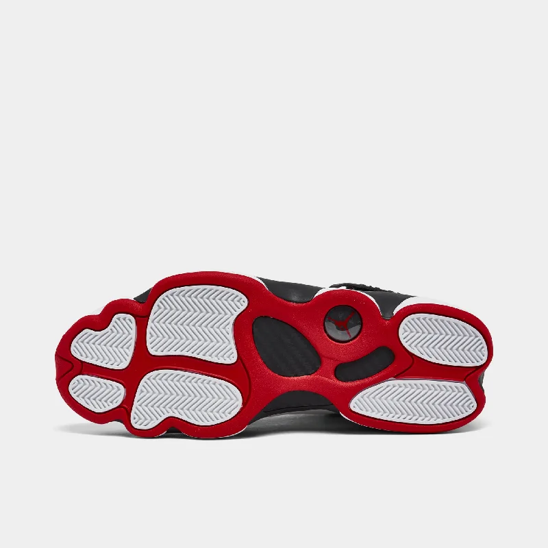 Jordan 6 Rings Black / University Red - White