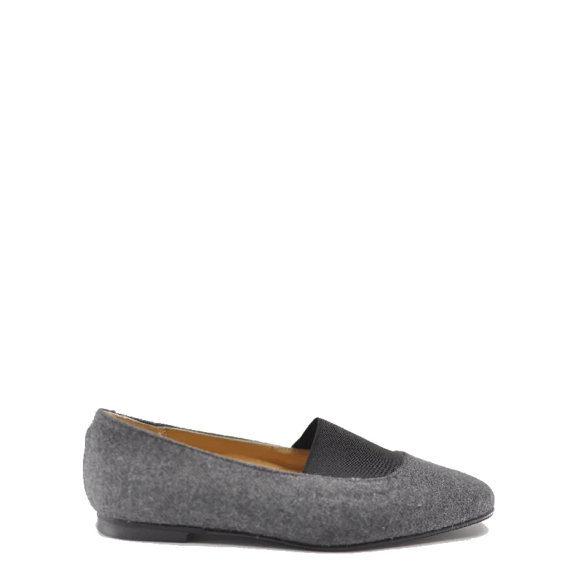 LMDI Gray Elastic Slip On