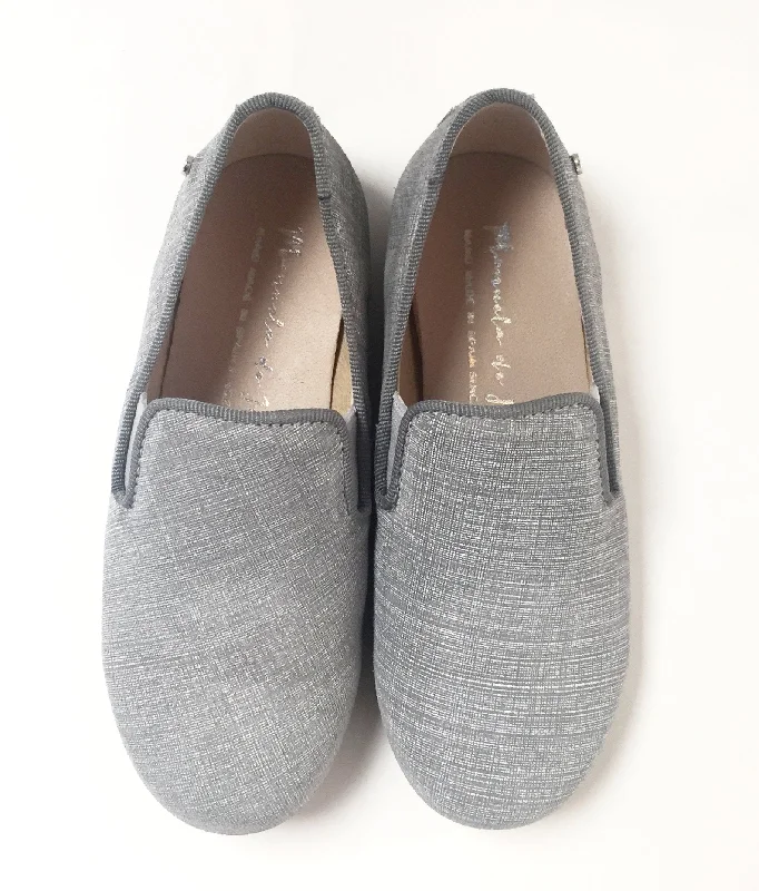 Manuela Gray Lined Slip-on