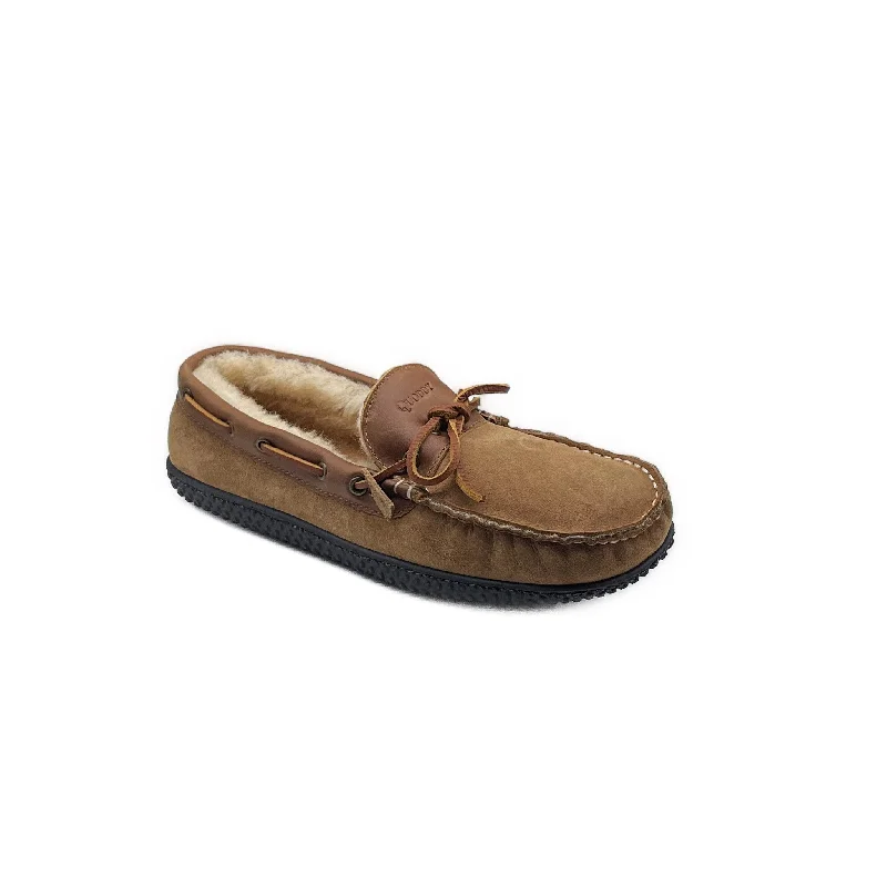 In Stock Men’s Hearth ESQ Slipper: Chestnut