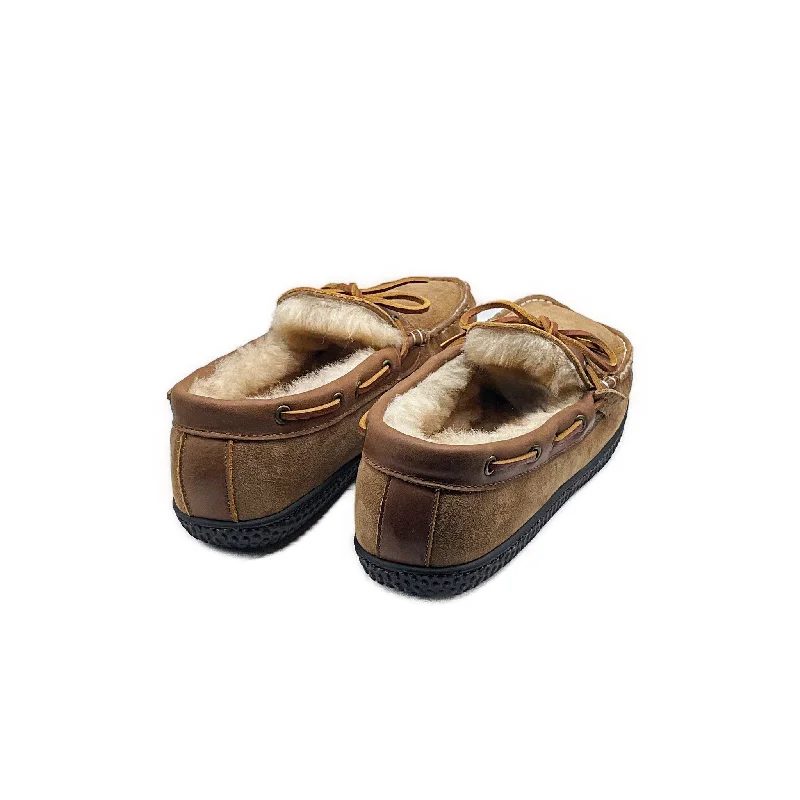 In Stock Men’s Hearth ESQ Slipper: Chestnut