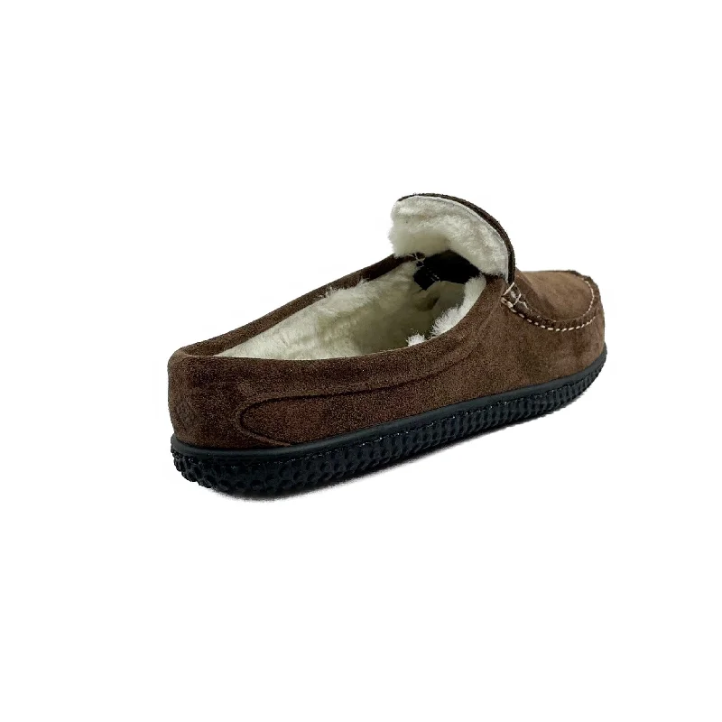 Men’s Scruff ESQ Slipper: Chocolate Brown