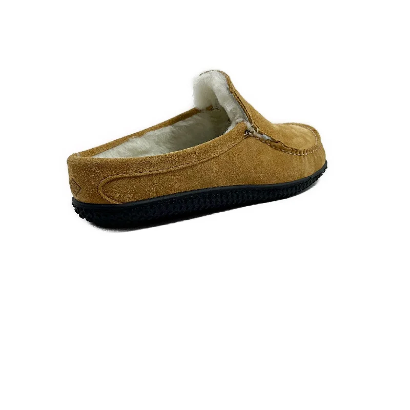 Men’s Scruff ESQ Slipper: Toast Suede