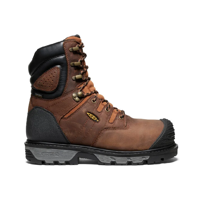 Men's Camden 8"" Insulated Waterproof Boot (Carbon-Fiber Toe)  |  Leather Brown/Black