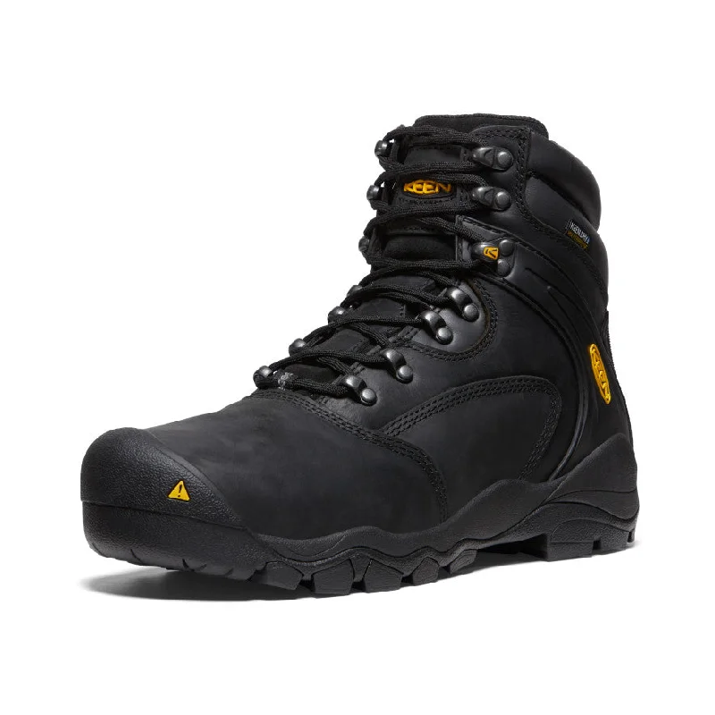 Men's Louisville 6"" Waterproof Boot (Steel Toe)  |  Black