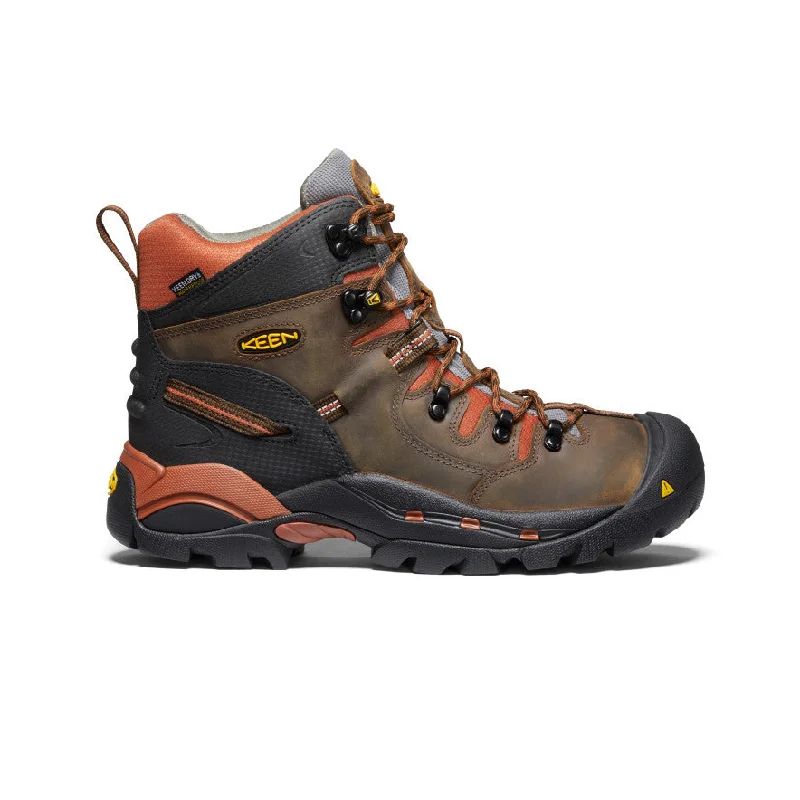 Men's Pittsburgh 6"" Waterproof Boot (Soft Toe)  |  Cascade Brown/Bombay Brown