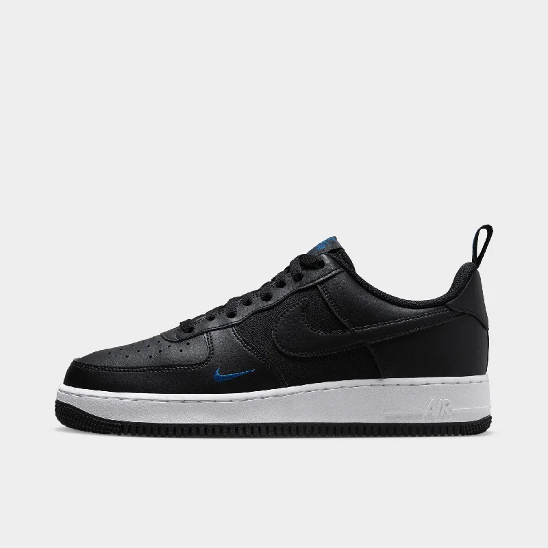 Nike Air Force 1 '07 JD Black / Black - Court Blue