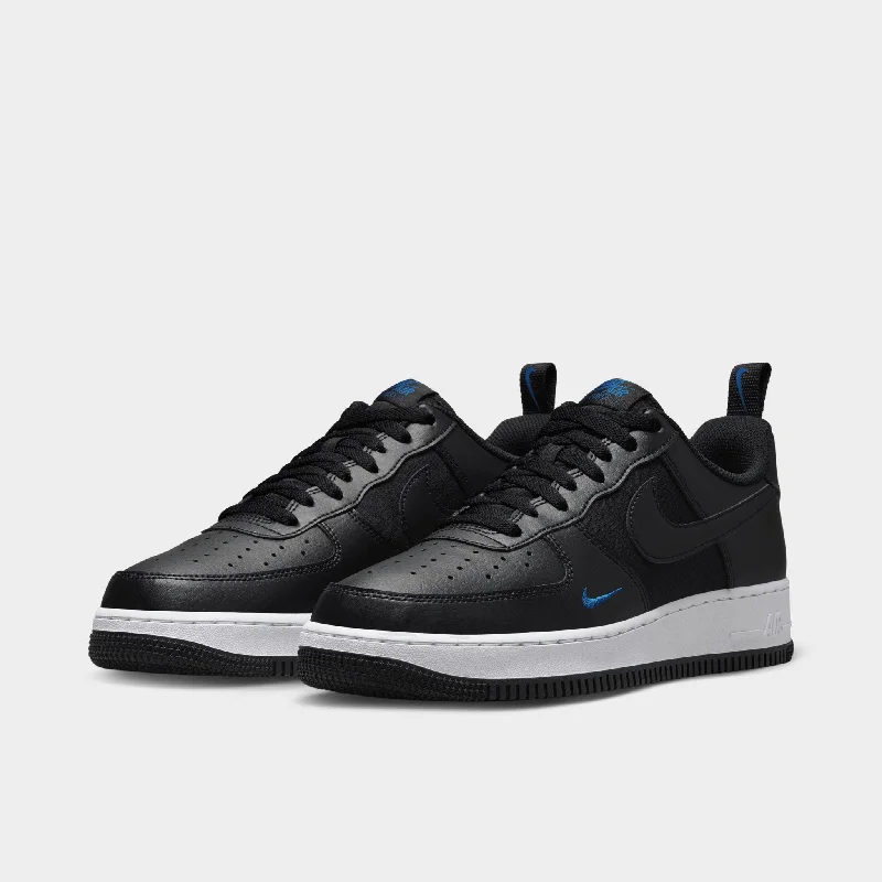 Nike Air Force 1 '07 JD Black / Black - Court Blue