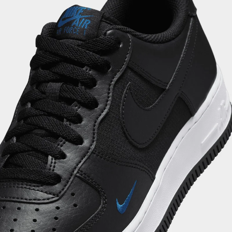 Nike Air Force 1 '07 JD Black / Black - Court Blue