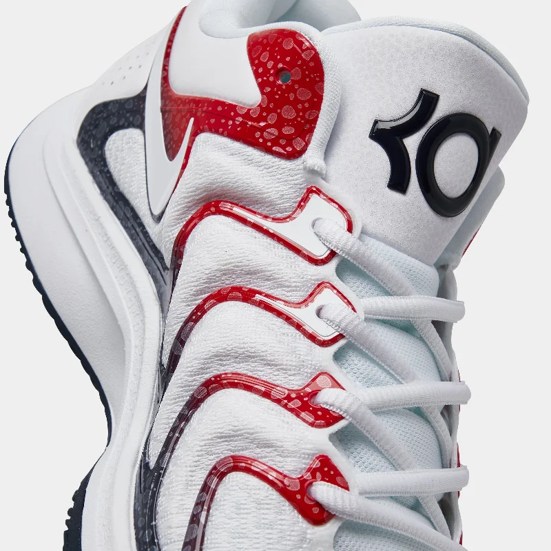 Nike KD17 White / Obsidian - University Red