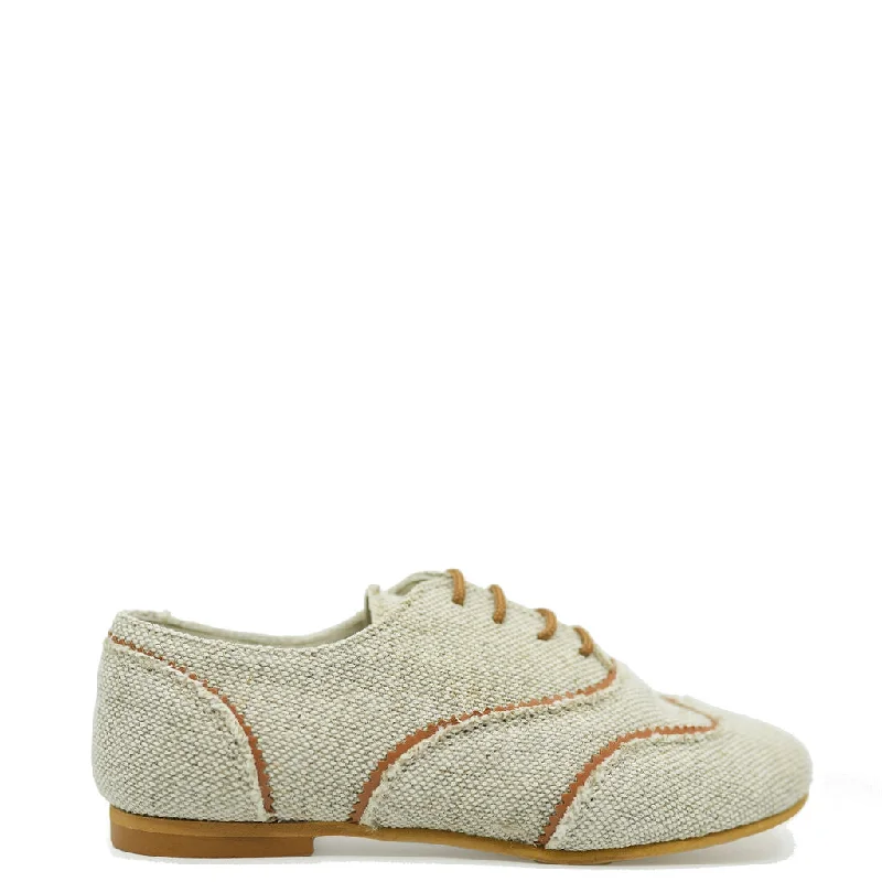 Sonatina Linen Wingtip Oxford