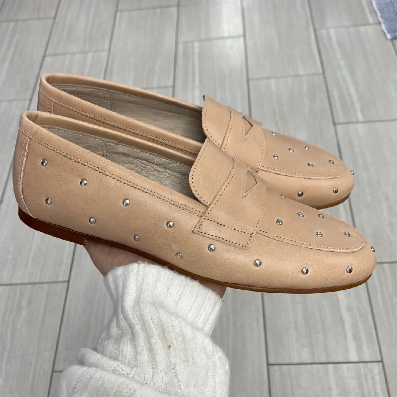 Spain+Co Toffee Studded Penny Shoe