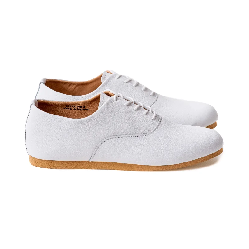 Talbot Oxford Shoe - White Calf