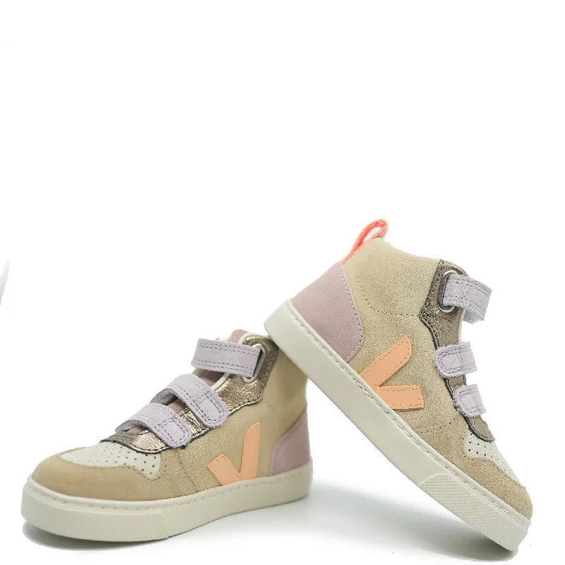 Veja Multico Almond Peach Hi Top Sneaker