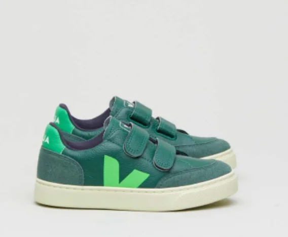 Veja Poker Green Velcro Sneaker