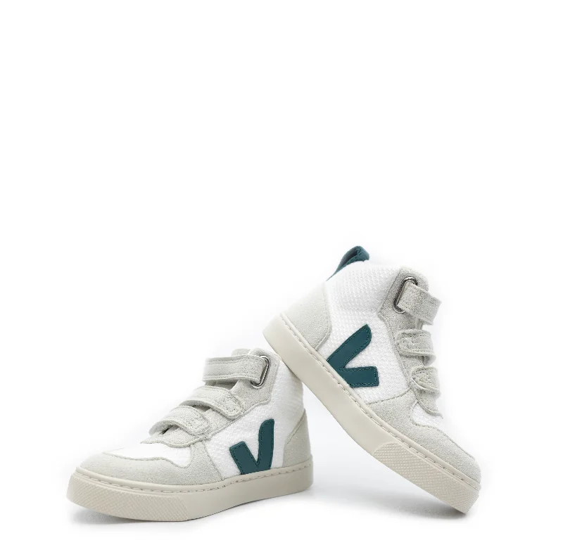 Veja White Brittany Mid Velcro Sneaker