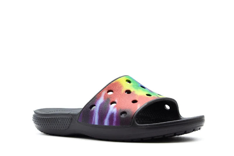 CROCS Classic Tie-Dye Graphic Slide