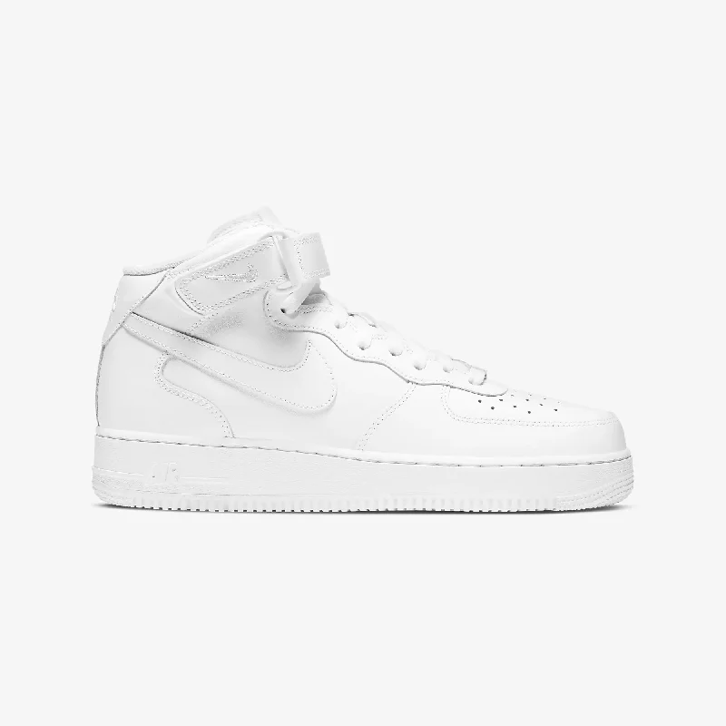 Nike | AIR FORCE 1 MID '07 { WHITE/WHITE