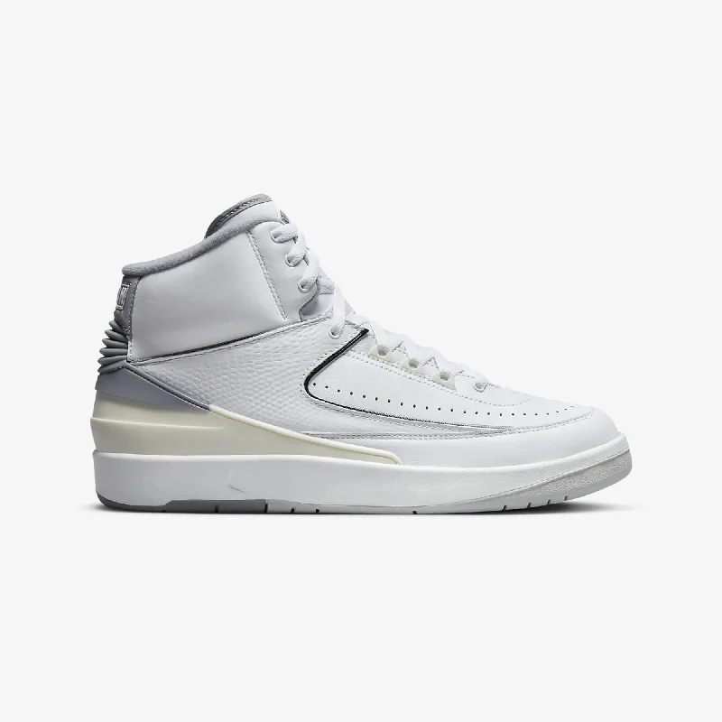 Jordan | AIR JORDAN 2 RETRO  { WHITE/CEMENT GREY-SAIL-BLACK