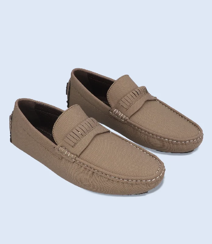 BM5221-OLIVE-Men Driving Moccasins