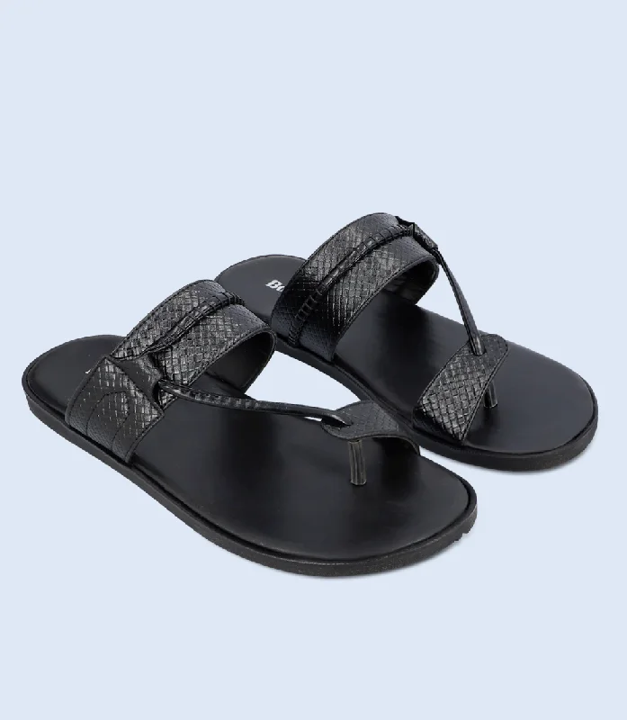 BM5795-BLACK-Men Chappal