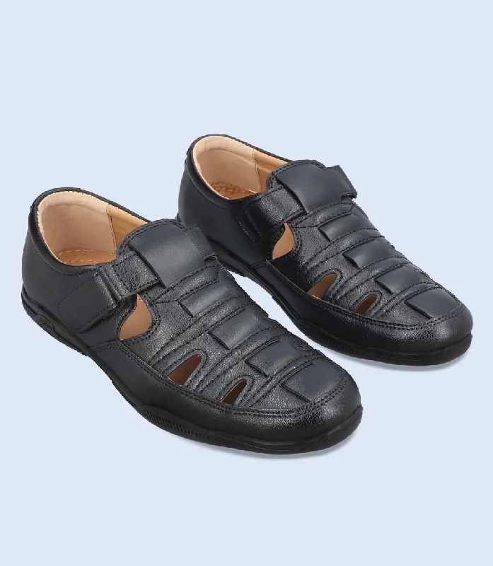 BM5944-BLACK-Men Casual Sandal