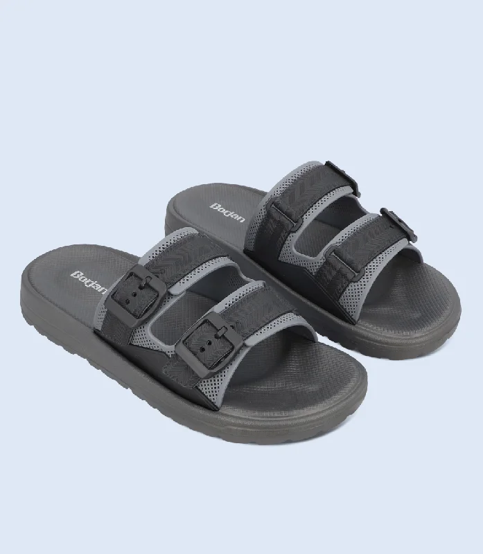 BM6636-GREY-Men Slipper