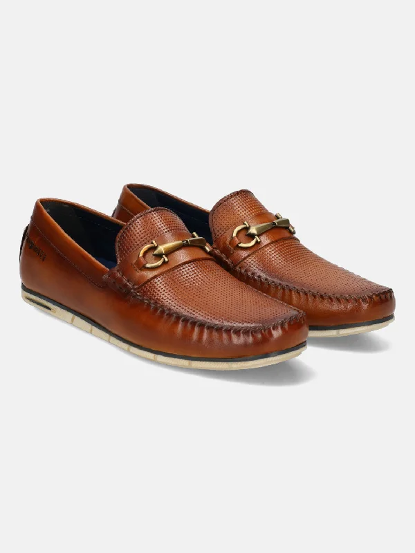 bugatti Cognac Loafers