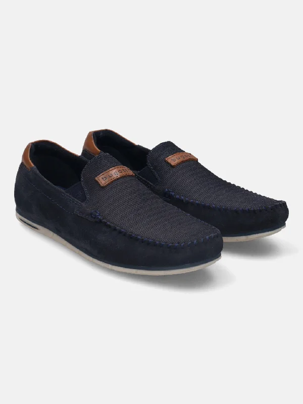 bugatti Dark Blue Loafers