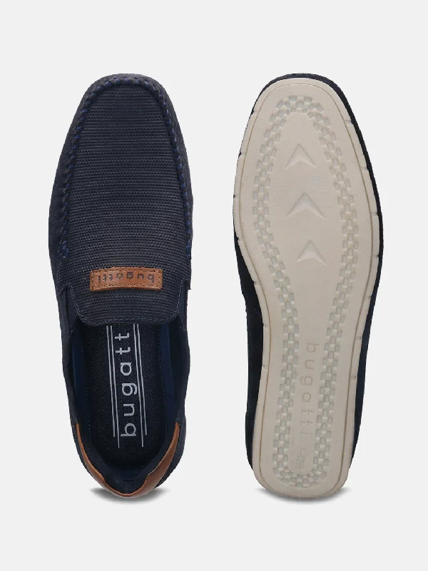 bugatti Dark Blue Loafers